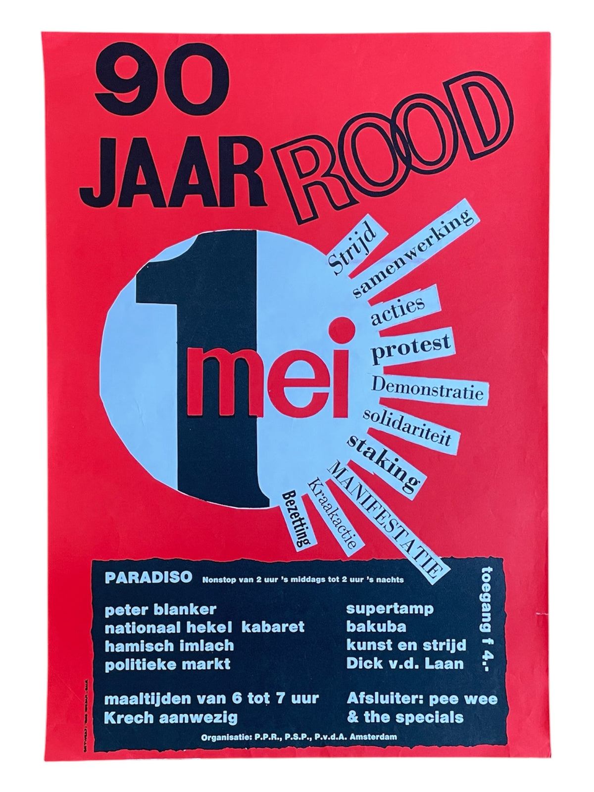 『90 JAAR ROOD』The Netherlands May Day gathering