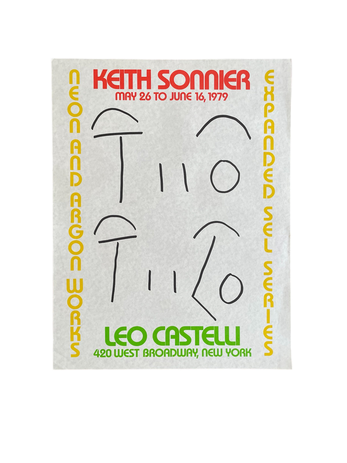 KEITH SONNIER Solo Exhibition of NEON AND ARGON WORKS EXPANDED SERIES