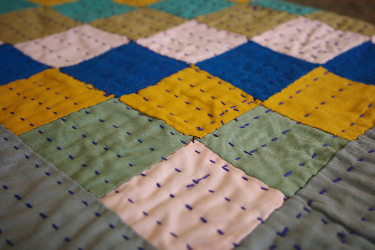 Hand-stitched Ralli Quilt #101