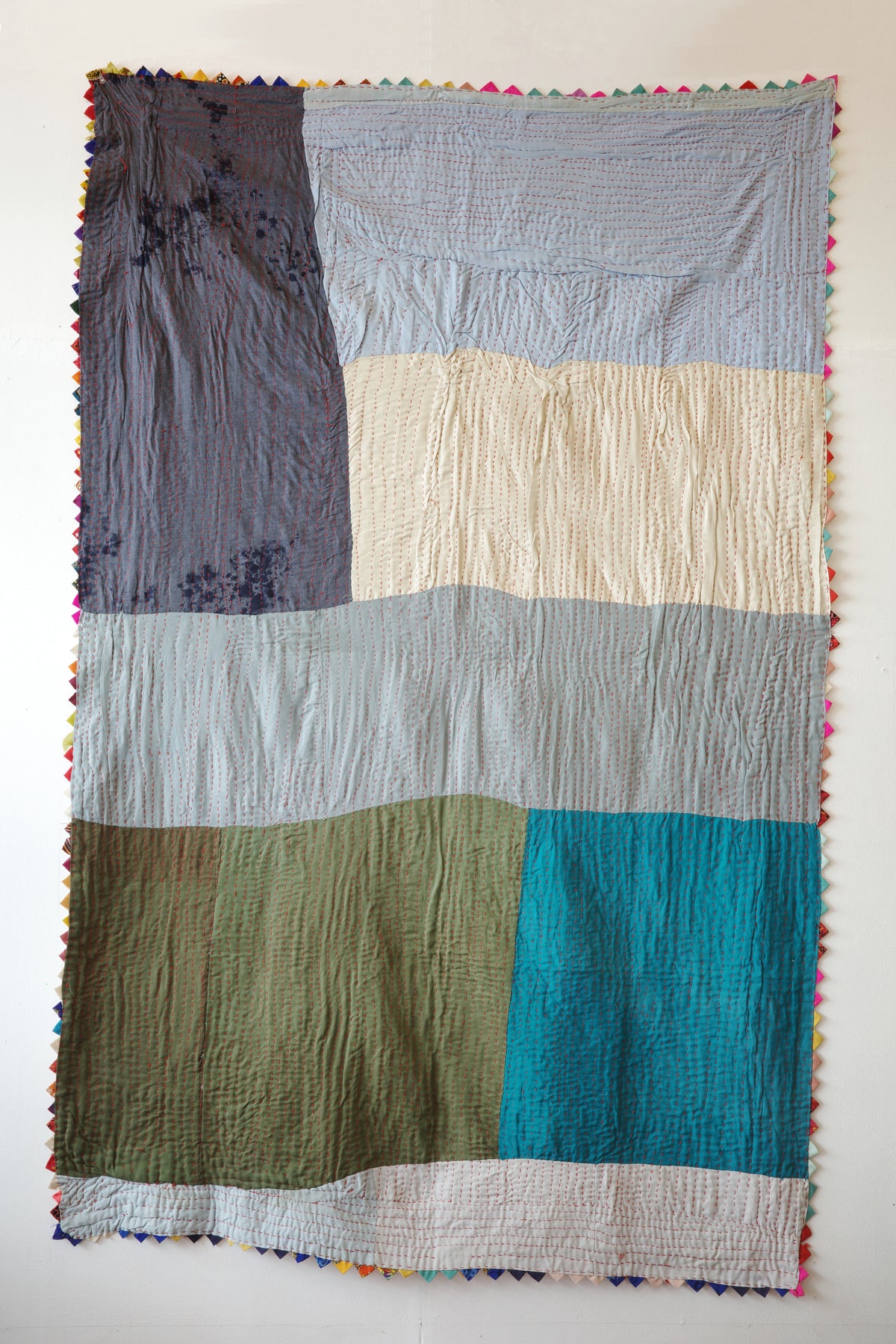 Hand-stitched Ralli Quilt #102