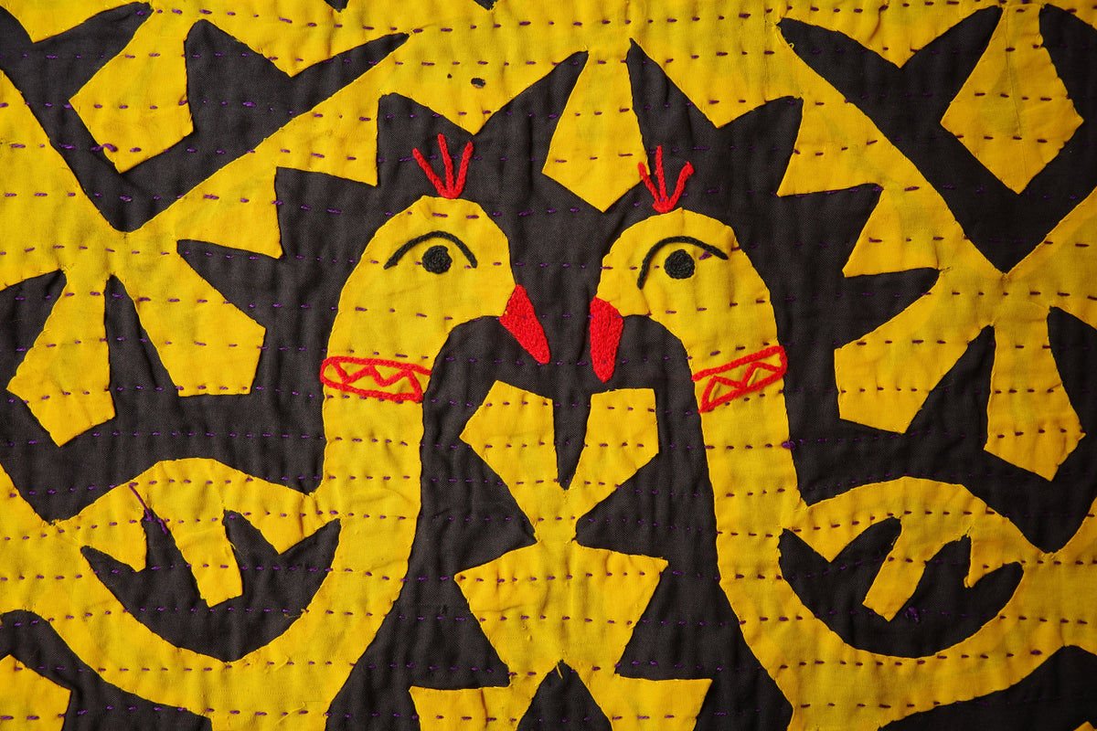 Hand-stitched Ralli Quilt #104