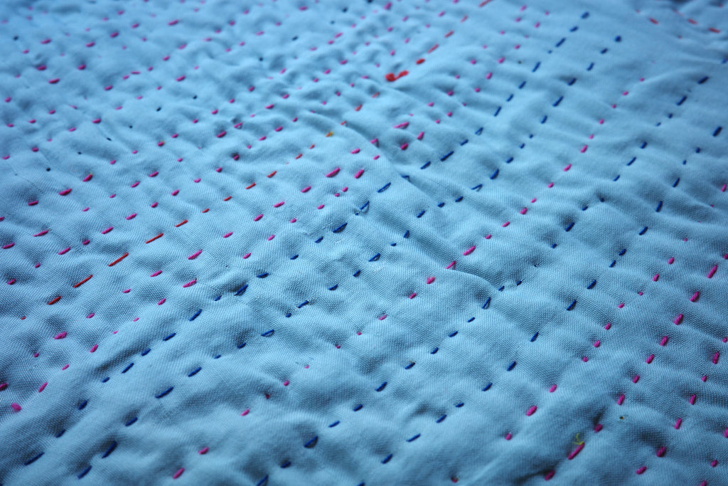 Hand-stitched Ralli Quilt #105