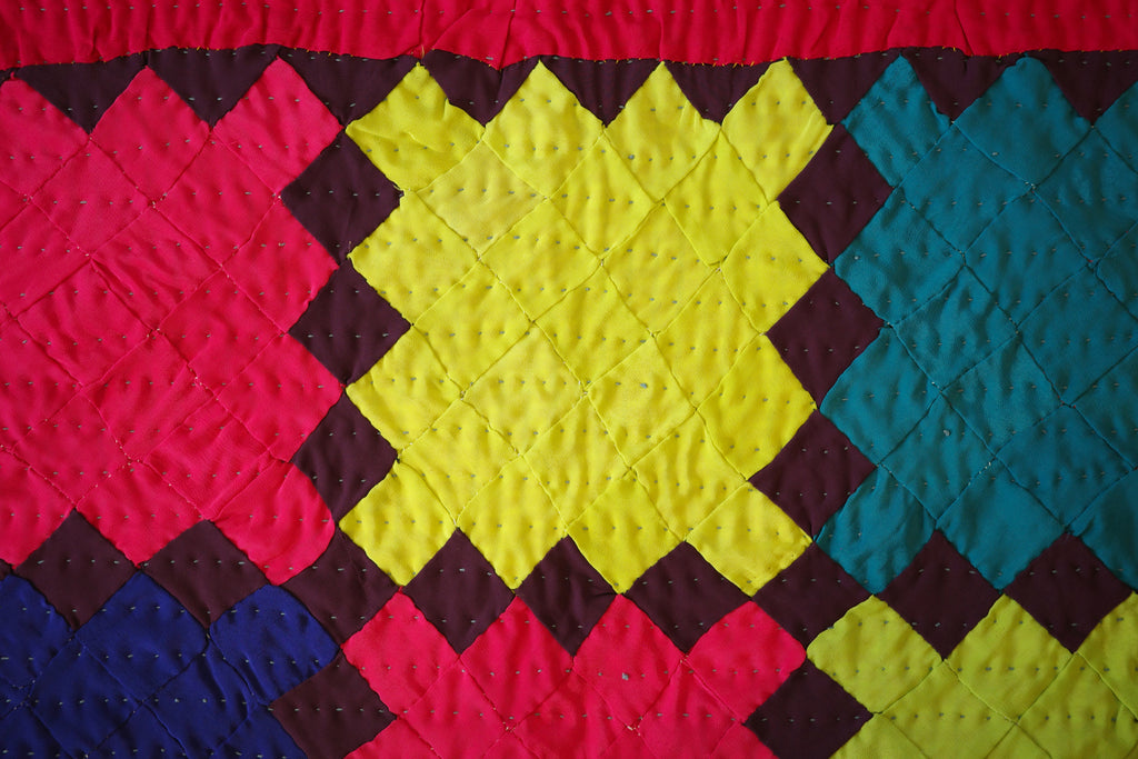 Hand-stitched Ralli Quilt #107