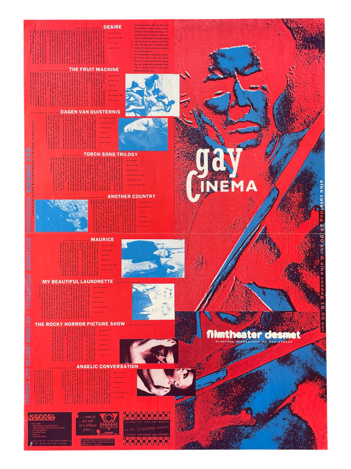 gay CINEMA Film theater desmet × Gay Krant Program B