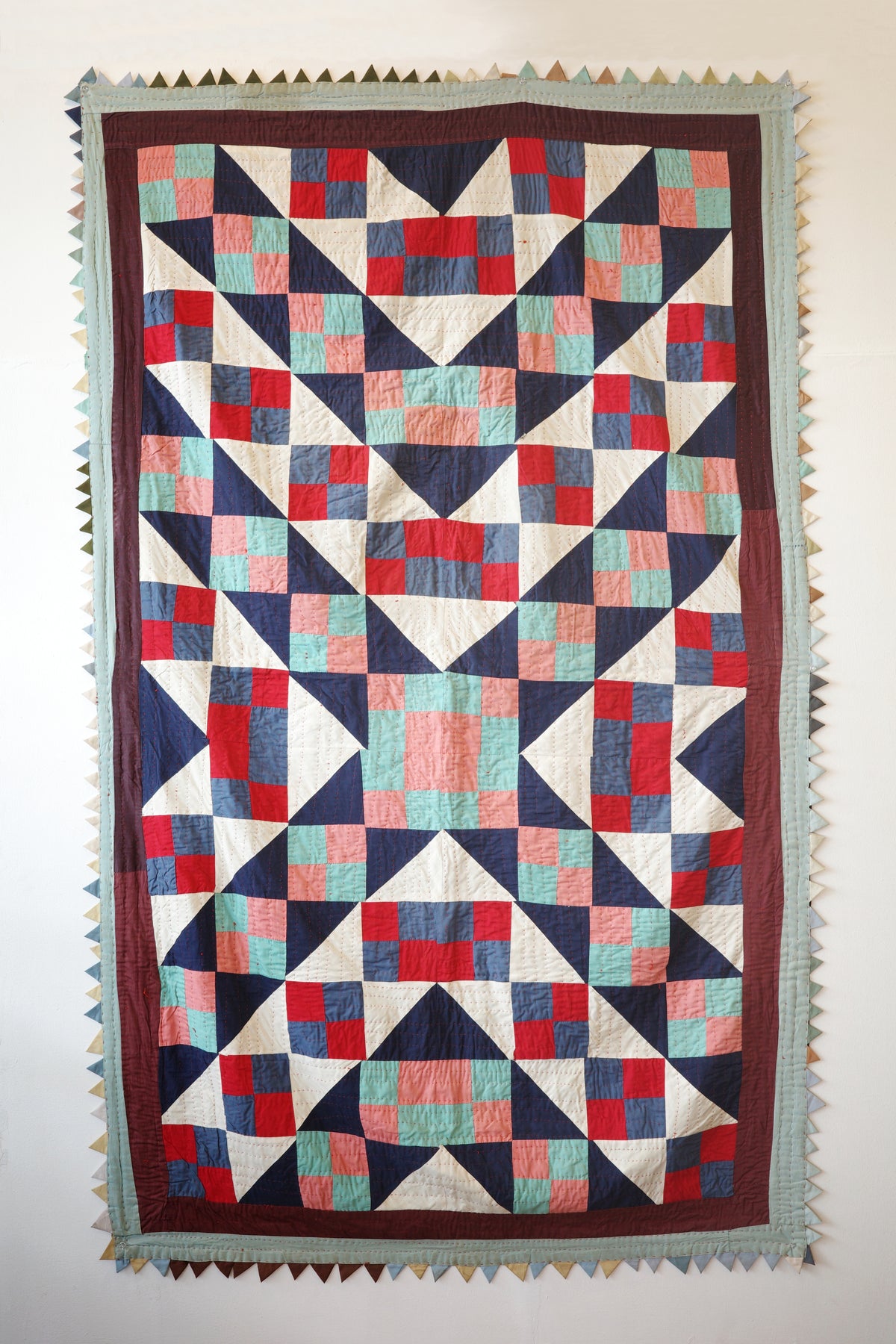 Hand-stitched Ralli Quilt #108