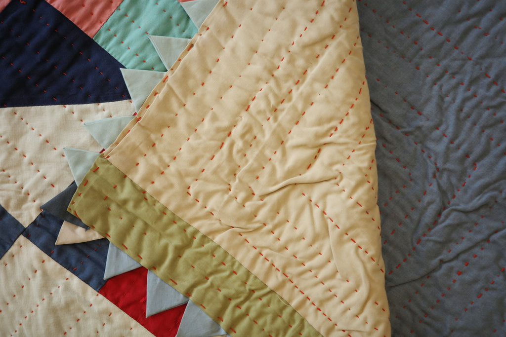 Hand-stitched Ralli Quilt #108
