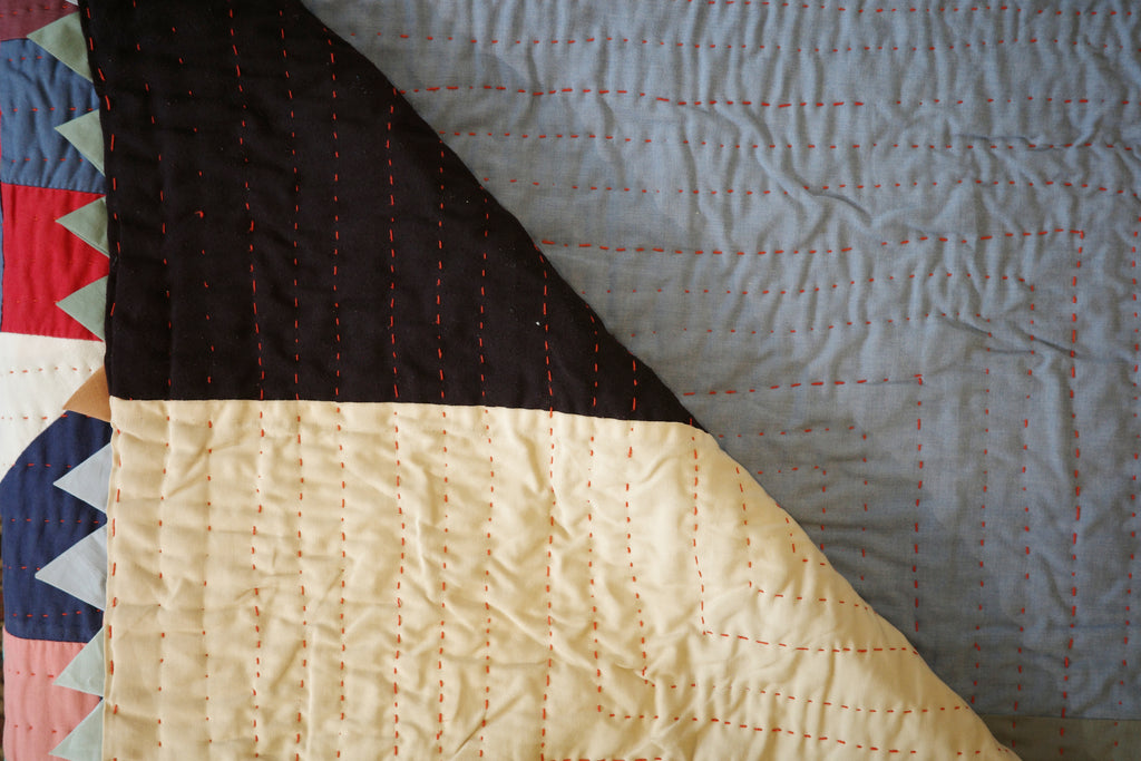 Hand-stitched Ralli Quilt #108