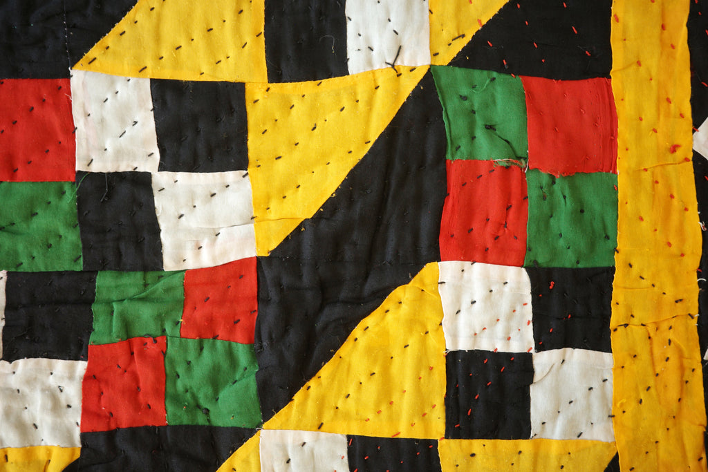 Hand-stitched Ralli Quilt #109