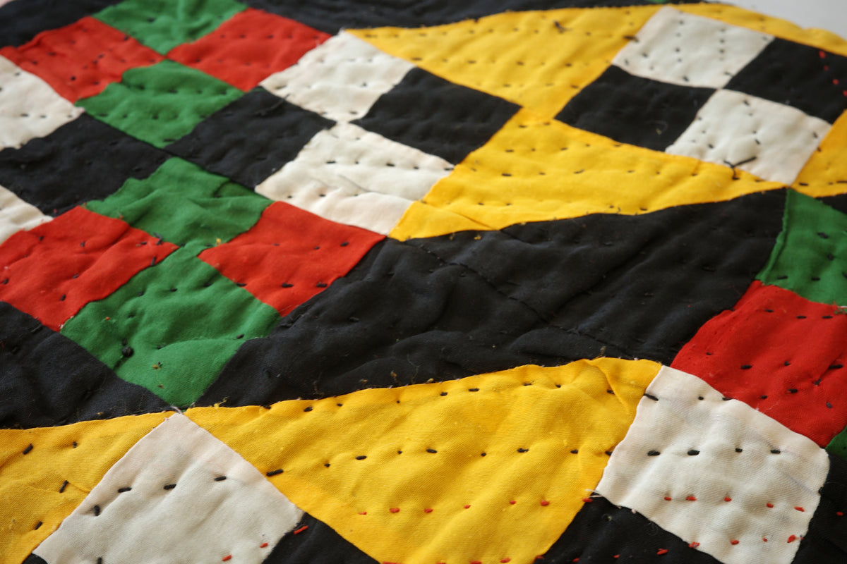 Hand-stitched Ralli Quilt #109