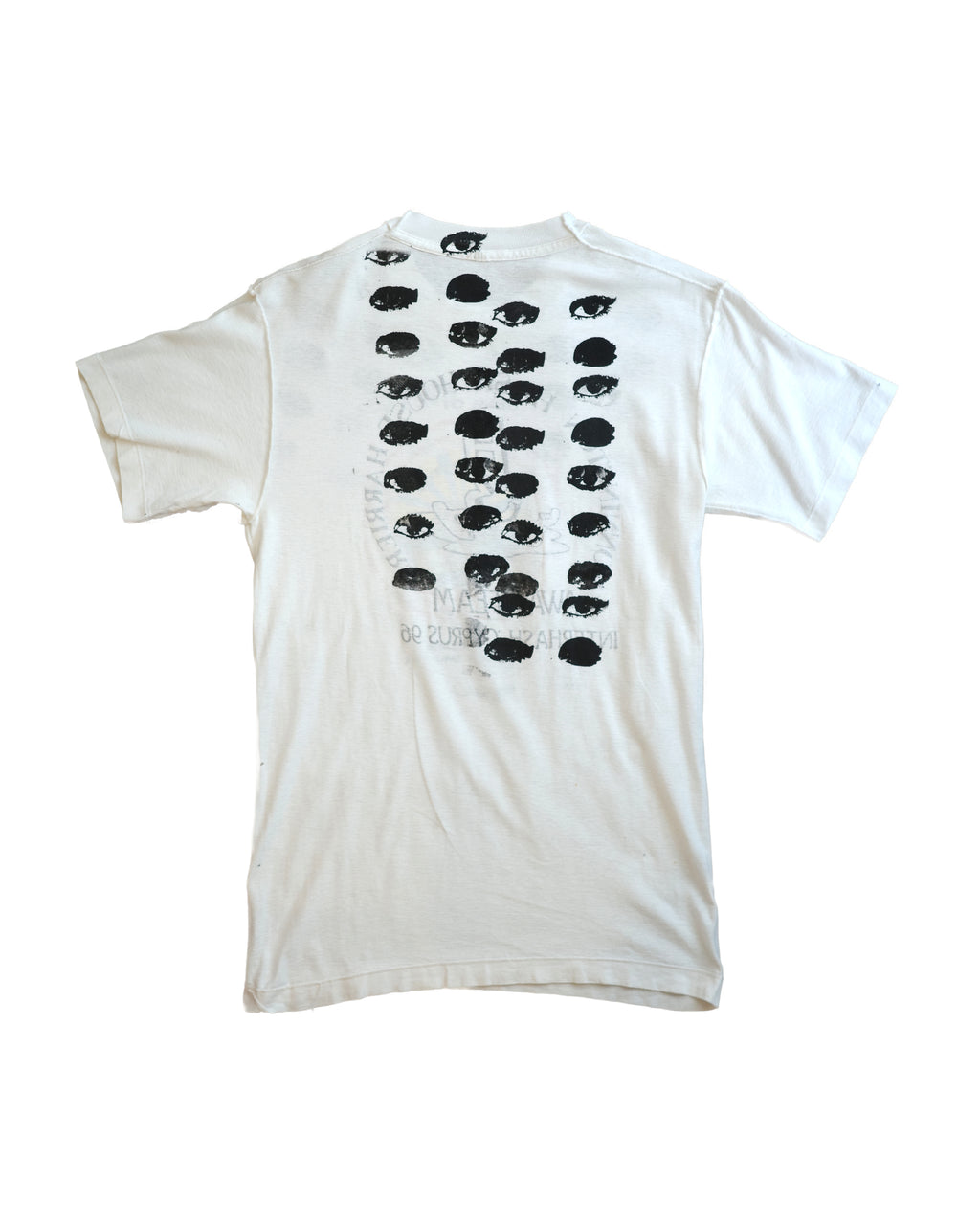 '96 inside out hand screen printed T-shirt 122