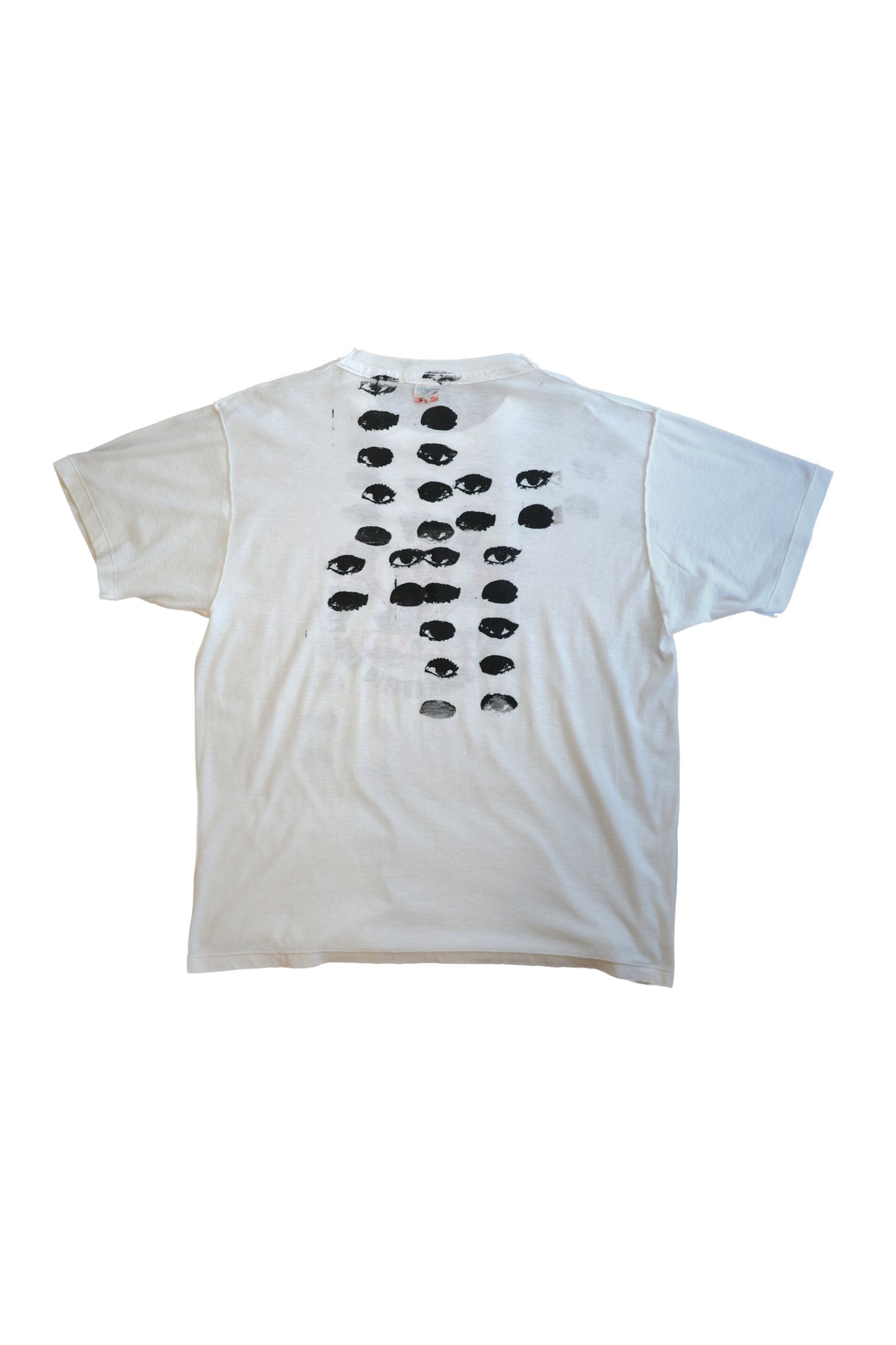 90s  inside out hand screen printed T-shirt 124