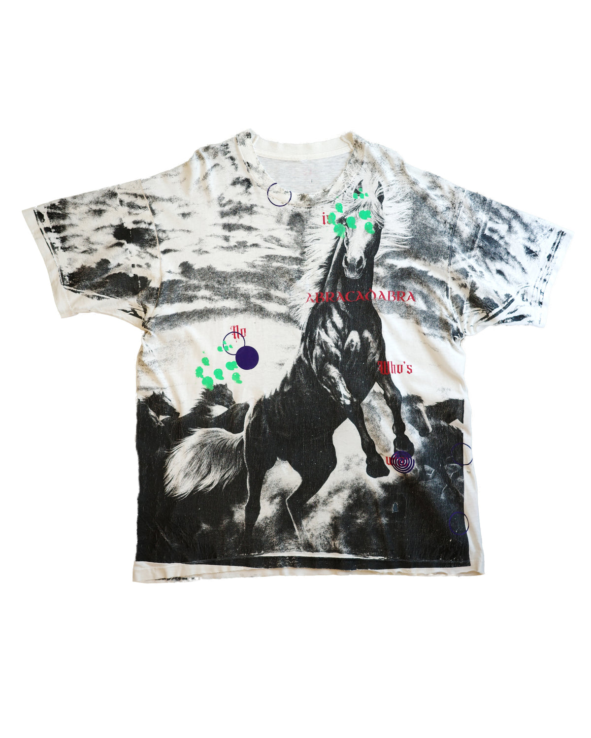 1980s~90s Hand screen printed T-shirt 126