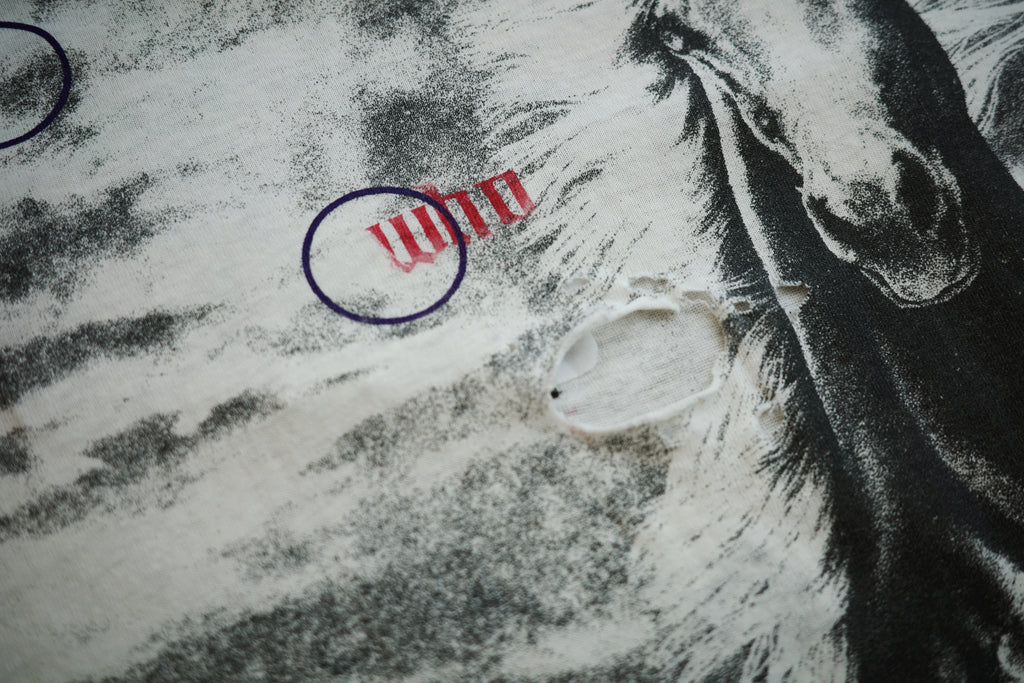 1980s~90s Hand screen printed T-shirt 126