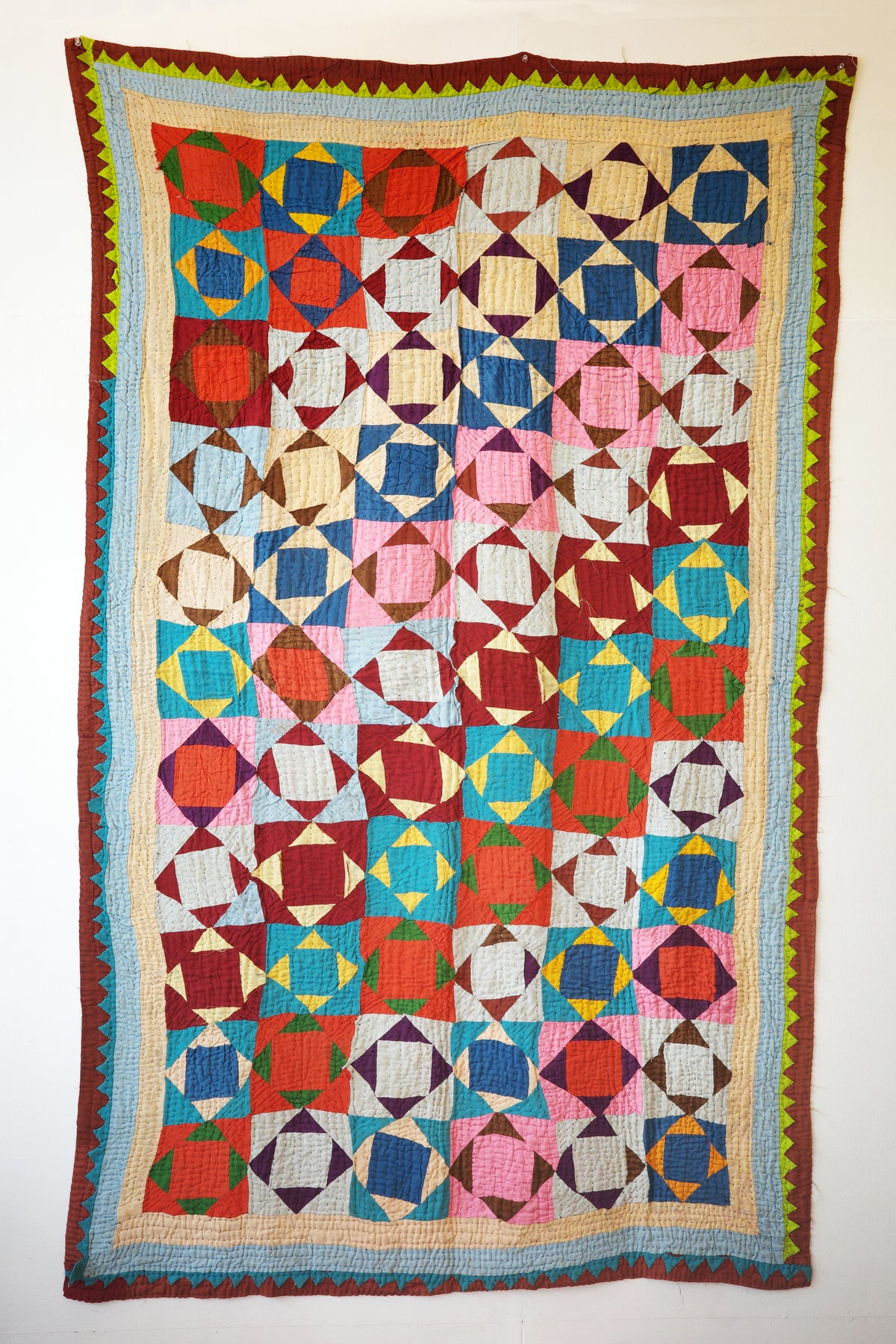 Hand-stitched Ralli Quilt #110