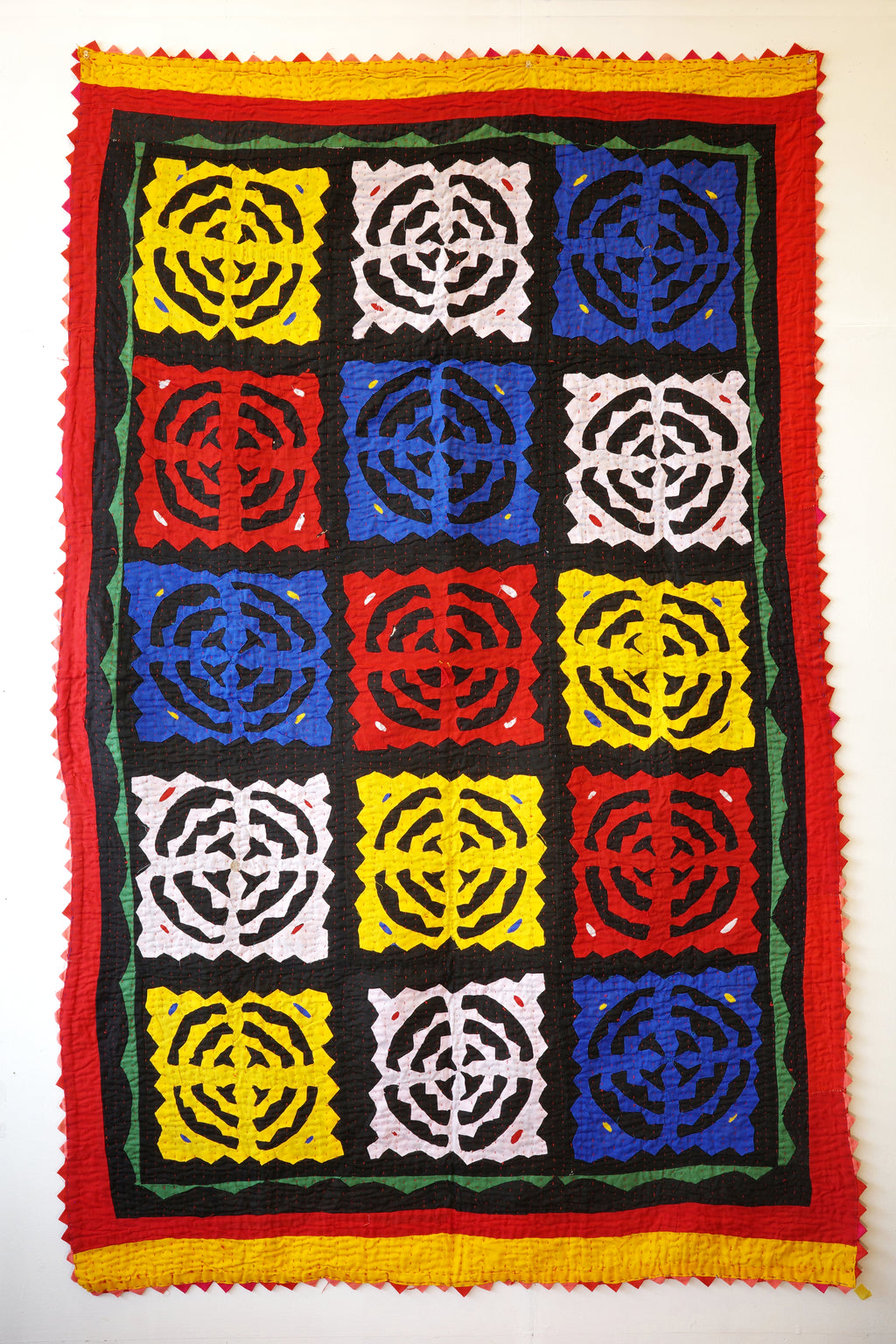 Hand-stitched Ralli Quilt #111