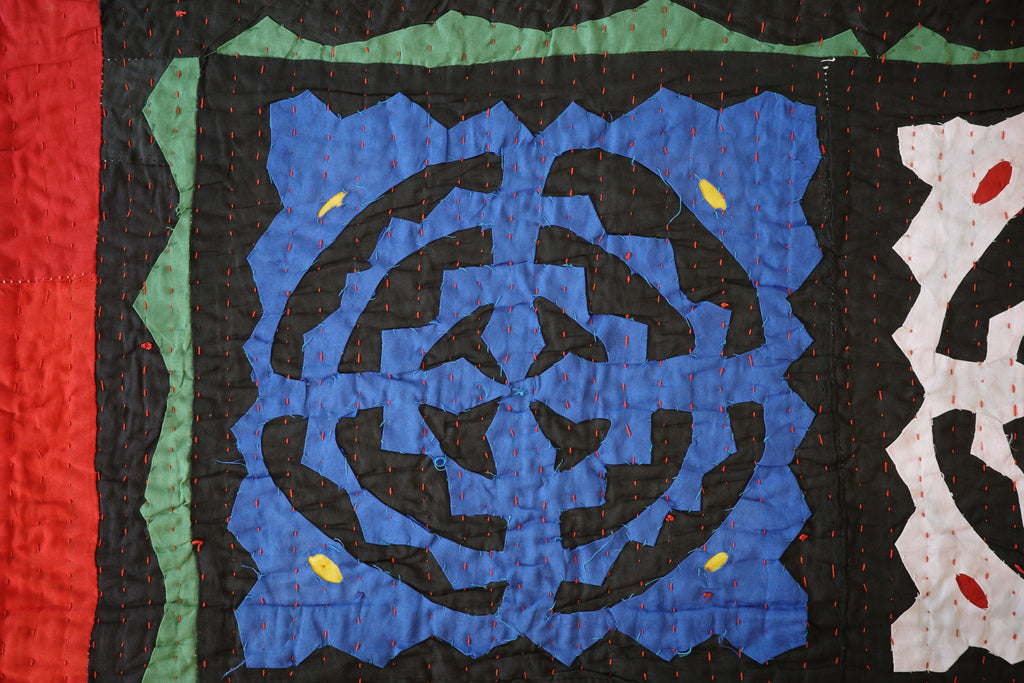 Hand-stitched Ralli Quilt #111