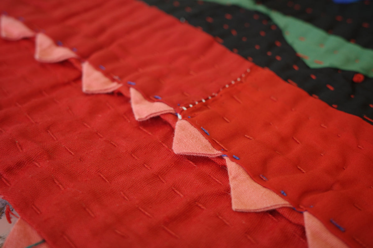 Hand-stitched Ralli Quilt #111