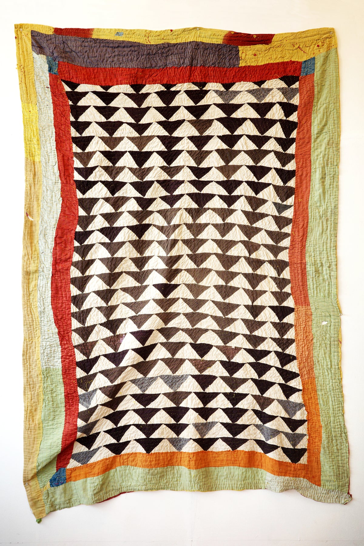 Hand-stitched Ralli Quilt #112