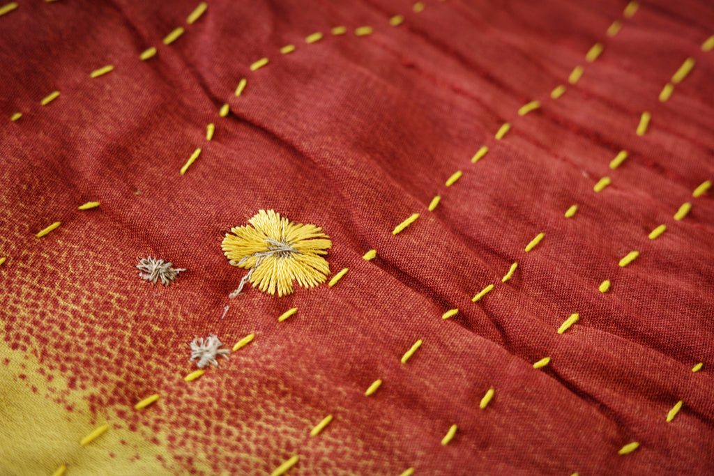 Hand-stitched Ralli Quilt #112
