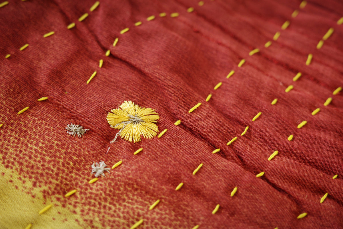 Hand-stitched Ralli Quilt #112