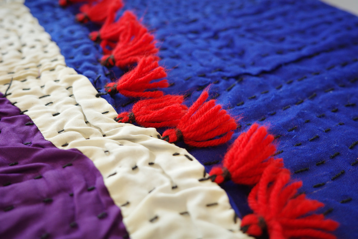 Hand-stitched Ralli Quilt #113