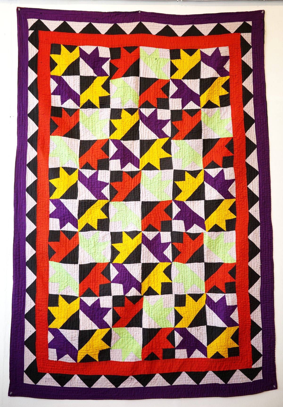 Hand-stitched Ralli Quilt #115