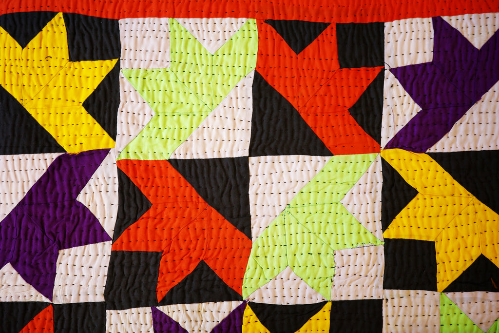 Hand-stitched Ralli Quilt #115
