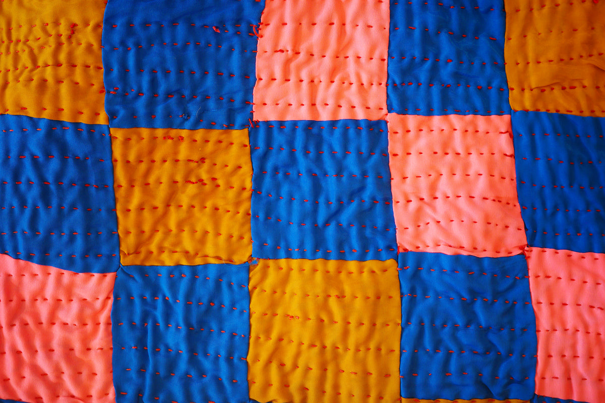 Hand-stitched Ralli Quilt #116