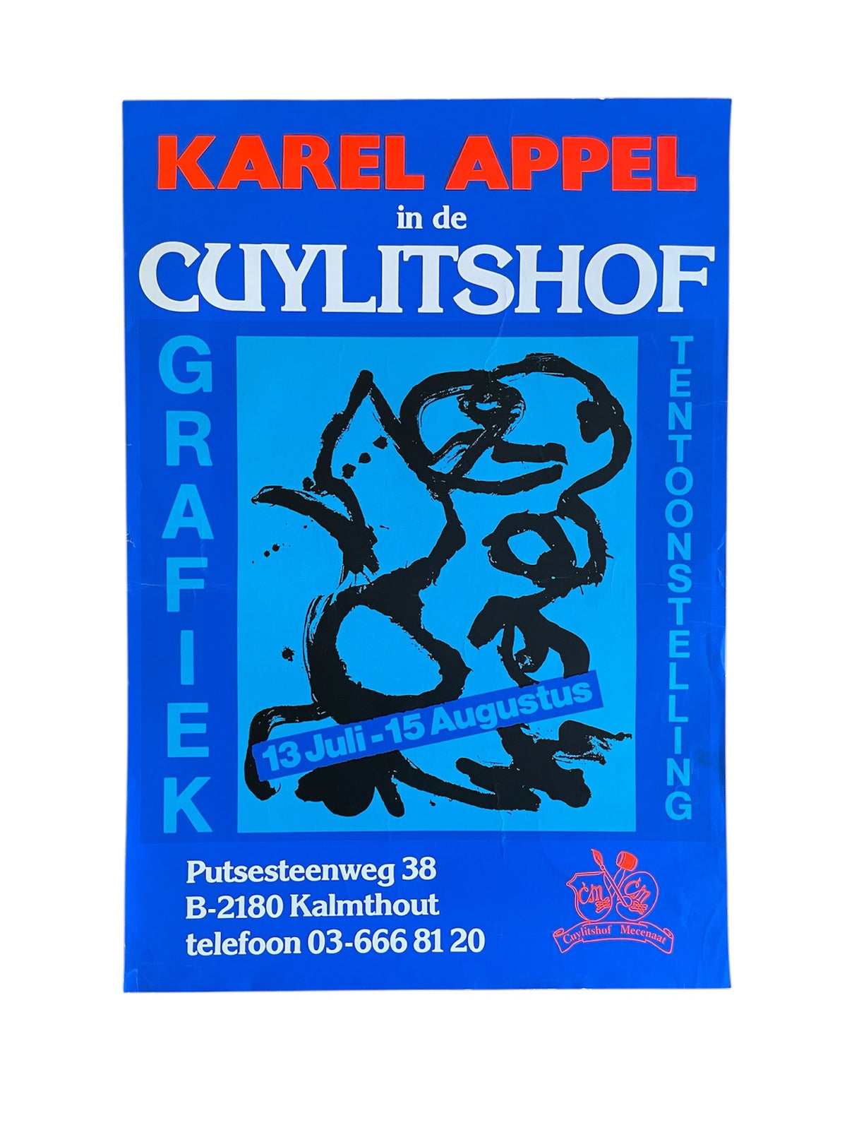 KAREL APPEL in de CUYLITSHOF GRAFIEK TENTOONSTELLING / Karel Appel