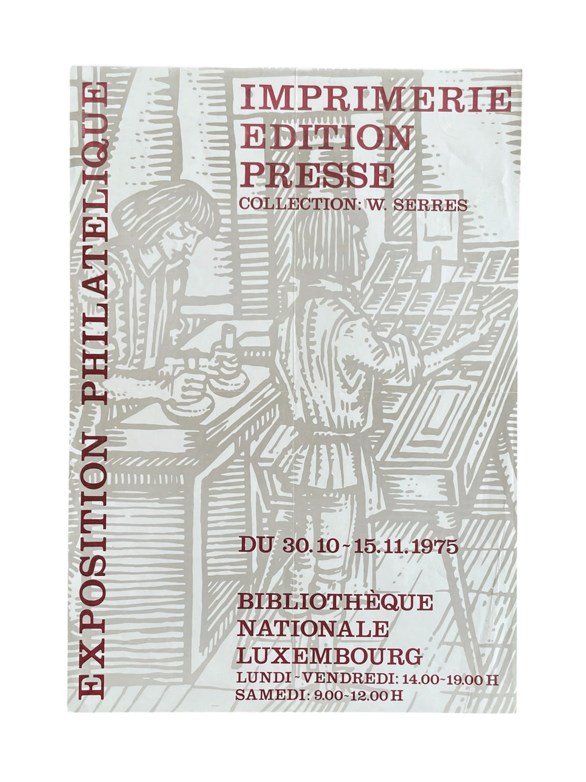 EXPOSITION PHILATELIQUE / IMPRIMERIE, ÉDITION, PRESSE