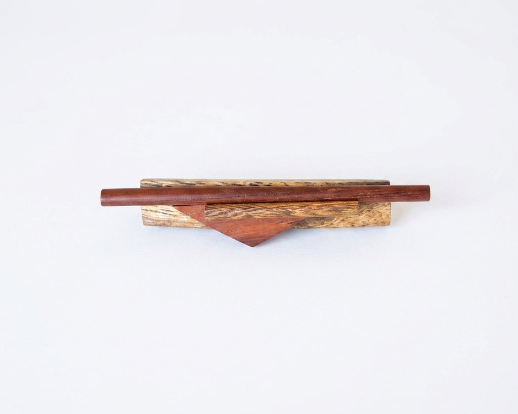 Wooden Brooch