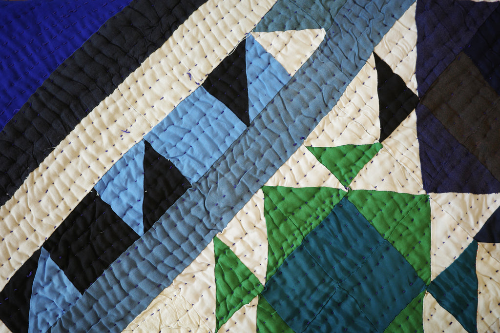 Hand-stitched Ralli Quilt #118
